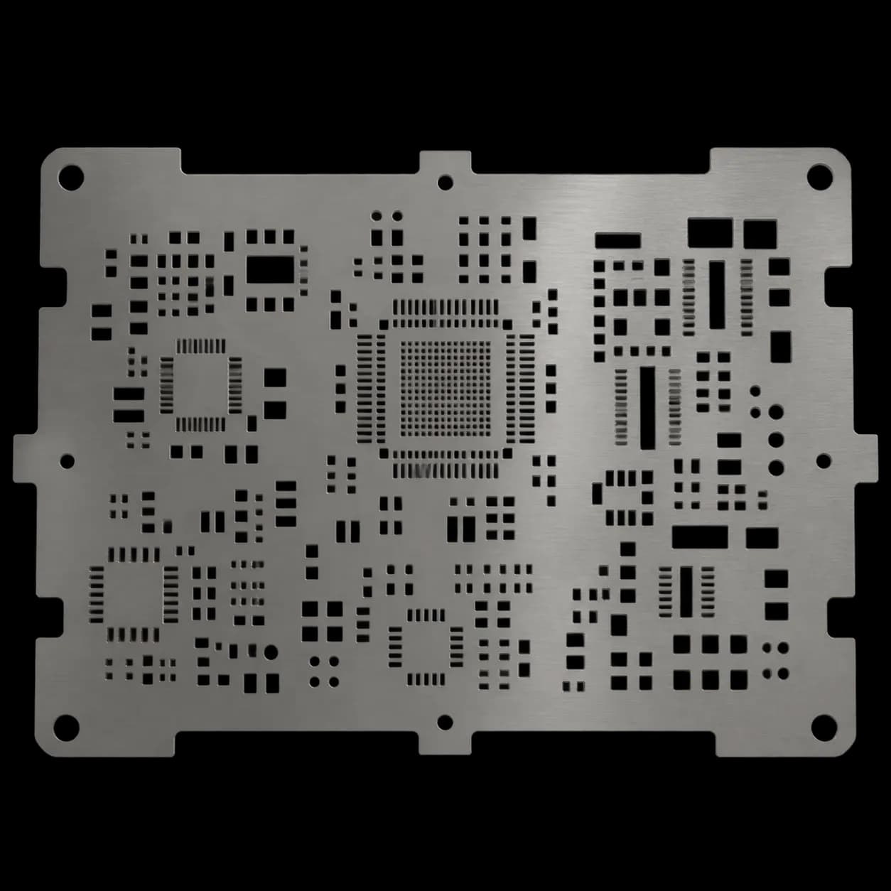 SMT Stencil bare board render
